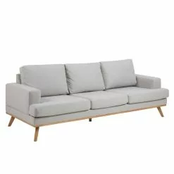 Neptun 3 Personers Sofa, Lysegrå