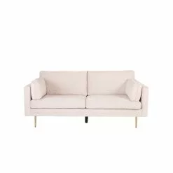 Boom 3 Personers Sofa Fløjl, Beige