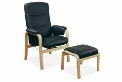 Helnæs Otiumstol M. Skammel, Sort Læder