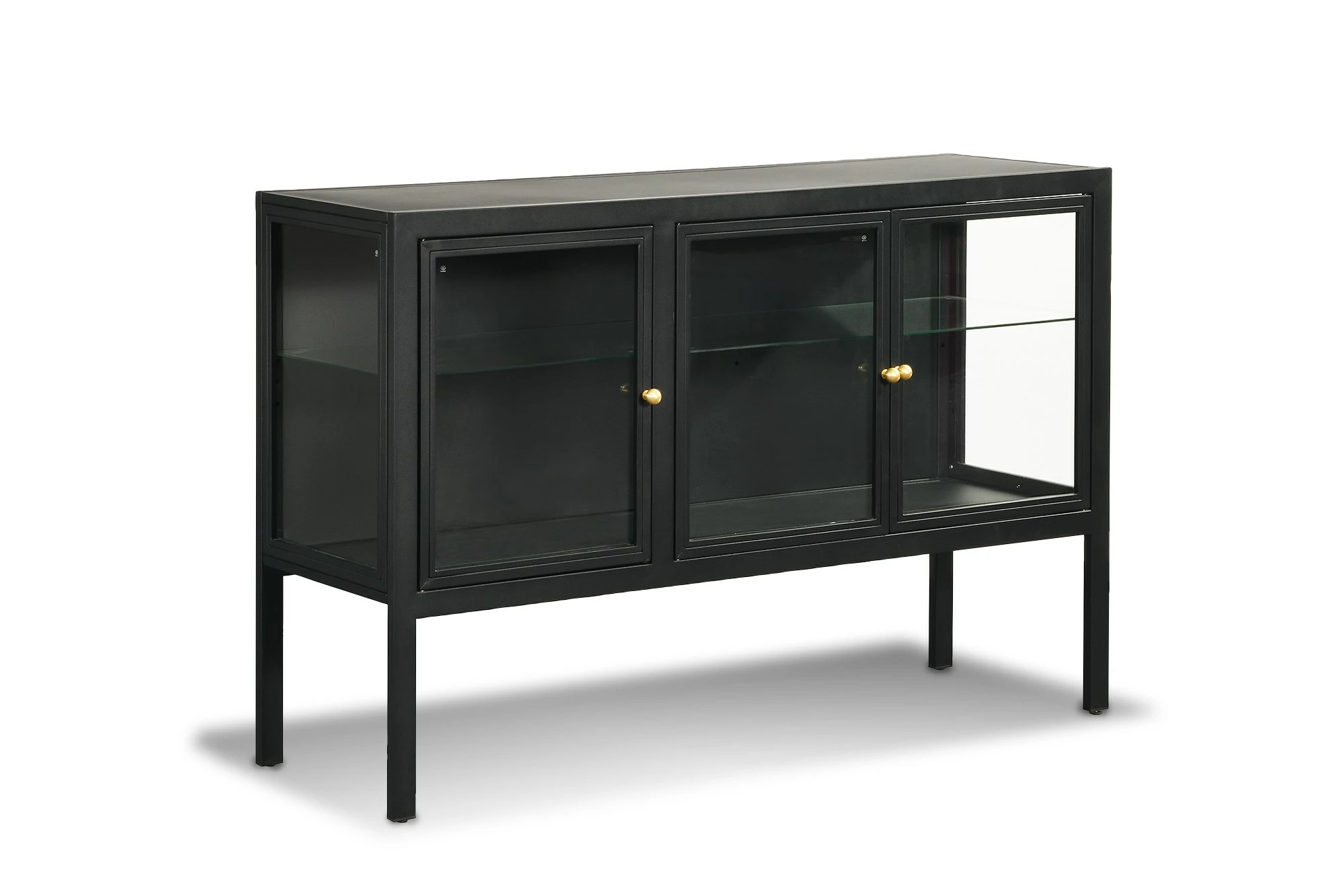 Cassis Skænk M. 3 Låger, Sort 1 Cassis Skænk M. 3 Låger, Sort