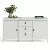 Sofia Skænk M. 2 Låger Og 3 Skuffer, Hvid