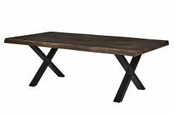 Visborg Sofabord, Smoked Eg M. Sort Stel