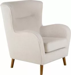 Fremont Stol (Imiteret Lammeuld), Off-white