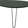 Lansing Sofabord, Grøn M. Sorte Ben