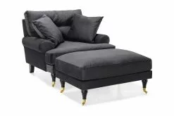 Andrew Lænestol M. Puf, Mørkegrå Velour