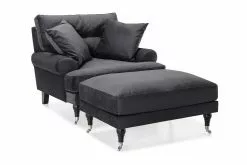 Andrew Lænestol M. Puf, Mørkegrå Velour