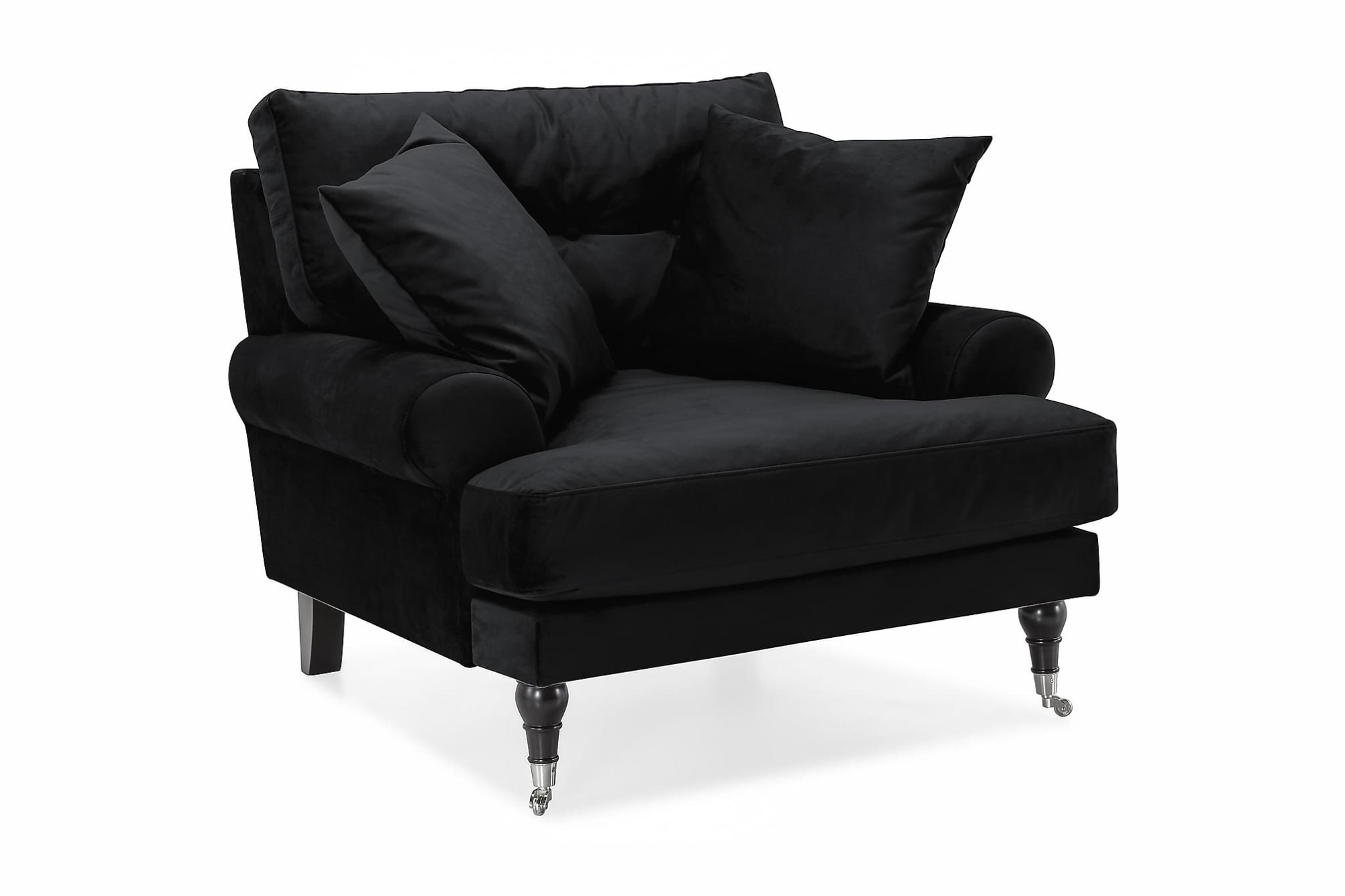 Andrew Lænestol, Sort Velour 1 Andrew Lænestol, Sort Velour