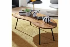 Fansk Sofabord I Massiv Træ