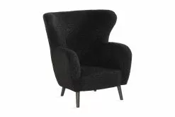 Brittnau Lænestol, Mørkegrå Teddystof