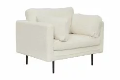 Bloom Lænestol, Hvid Teddystof