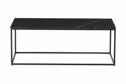 Carrie Sofabord, Sort Marmor M. Sort Stel