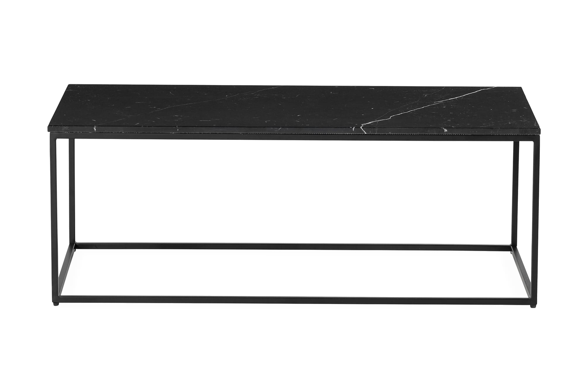 Carrie Sofabord, Sort Marmor M. Sort Stel 1 Carrie Sofabord, Sort Marmor M. Sort Stel