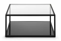 Greenhill Sofabord, Sort M. Glasplade