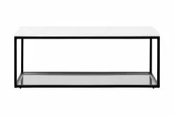 Xanthos Sofabord, Hvid Marmorlook