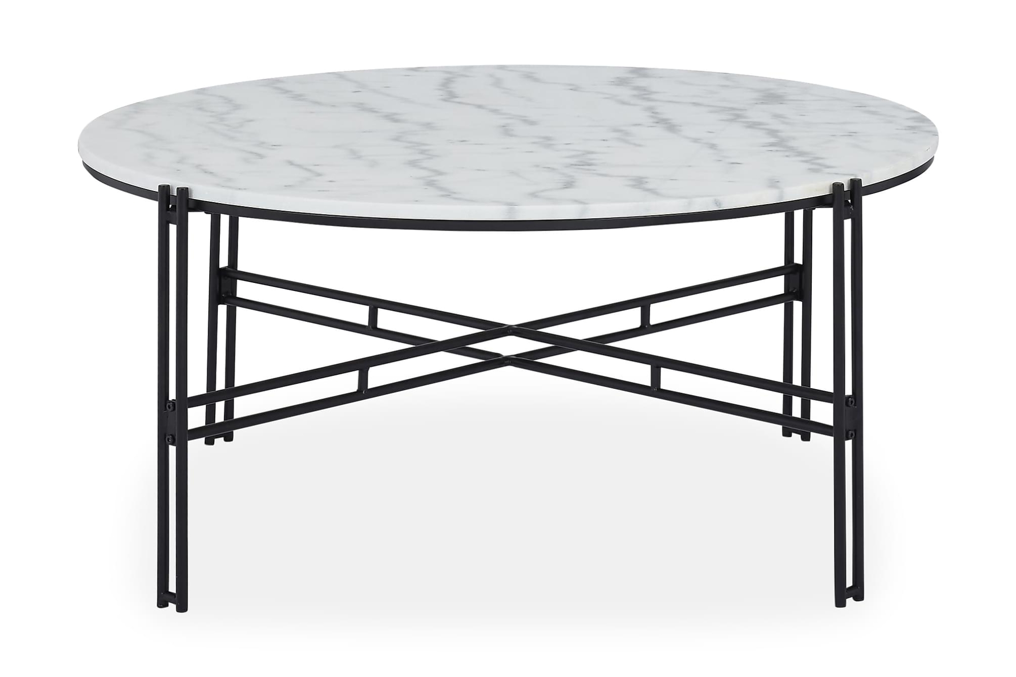 Ponza Sofabord, Hvid Marmor 1 Ponza Sofabord, Hvid Marmor