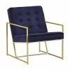 Indy Lænestol, Blå Velour