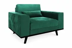 Copenhagen Lænestol, Grøn Velour