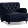 Howard Riviera Lænestol, Mørkeblå Velour