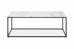 Nelly Sofabord, Hvid/sort