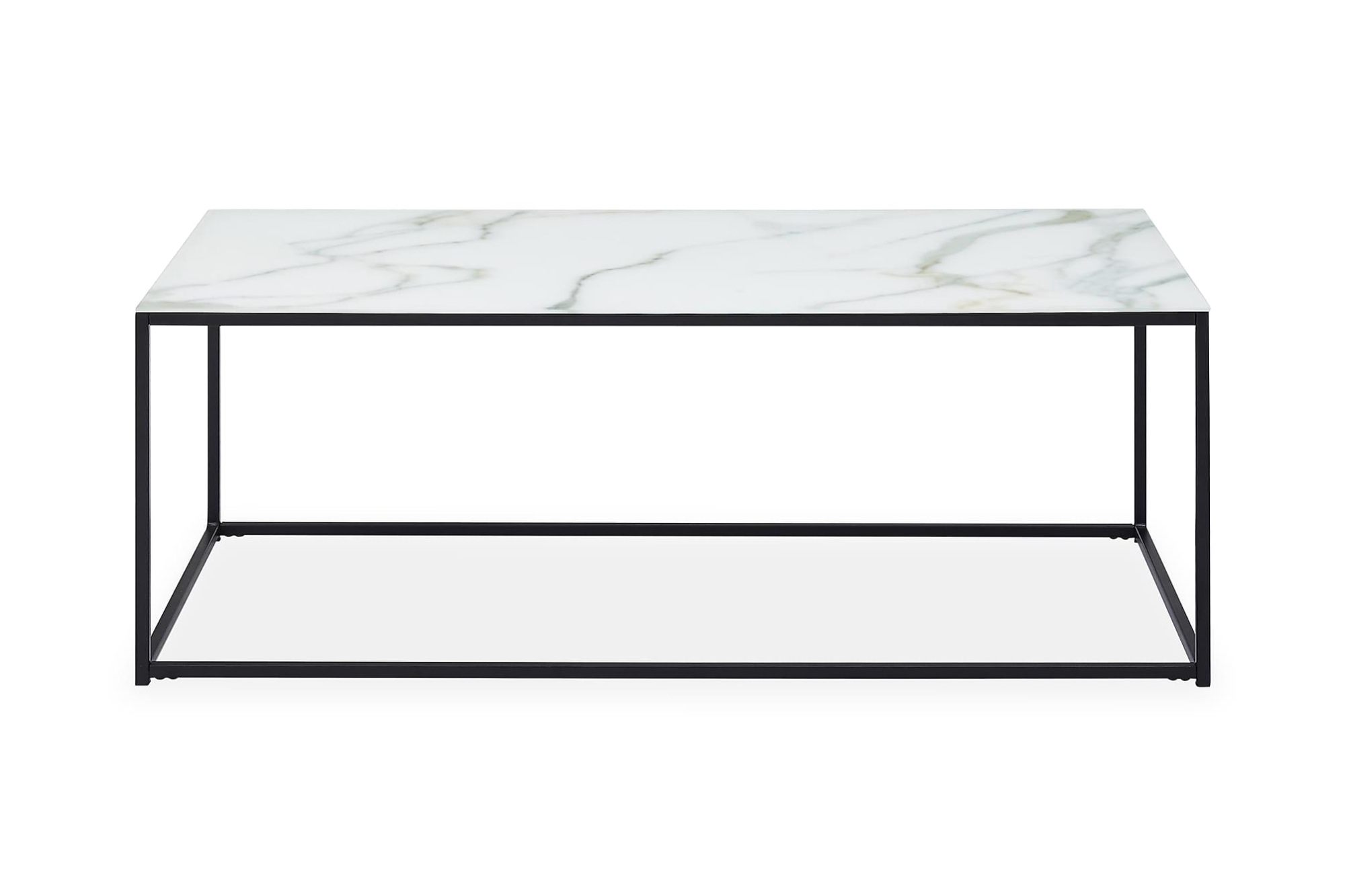 Nelly Sofabord, Hvid/sort 1 Nelly Sofabord, Hvid/sort