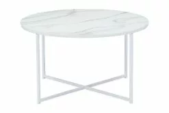 Nelly Sofabord, Hvid Marmorlook