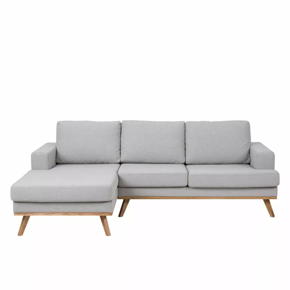 Norwich Chaiselong Sofa Venstrevendt, Lysegrå 1 Norwich Chaiselong Sofa Venstrevendt, Lysegrå