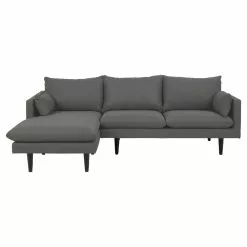 Sunderland Chaiselong Sofa, Venstrevendt, Mørkegrå