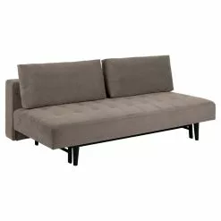 Blain Beige Sovesofa, Fløjl Stof