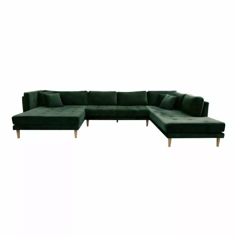 Cali U Openend Sofa Venstrevendt, Velour 1 Cali U Openend Sofa Venstrevendt, Velour