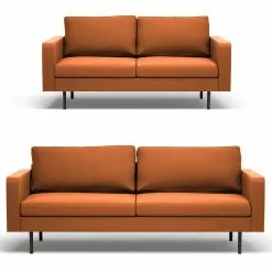 Chicago Sofasæt, Kobber Velour