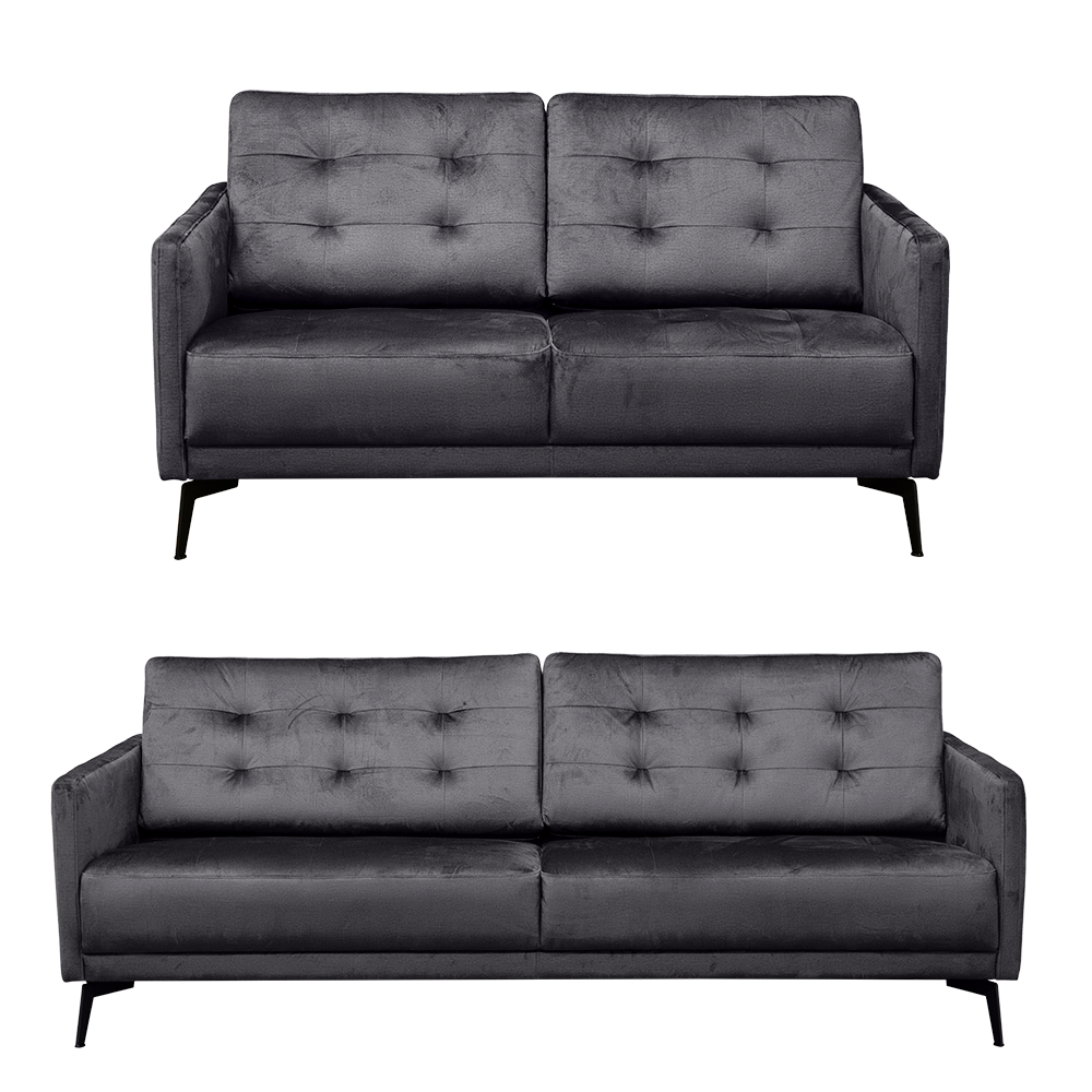 Jakob Sofasæt, Antracit Velour 1 Jakob Sofasæt, Antracit Velour