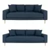 Lido Sofasæt, Mørkeblå Stof