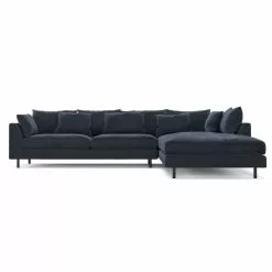 Ofelia Velour Chaiselongsofa, Højrevendt