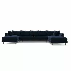 Ofelia Velour U-sofa, Venstrevendt