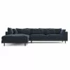 Ofelia Velour Chaiselongsofa, Venstrevendt