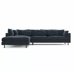 Ofelia Velour Chaiselongsofa, Venstrevendt
