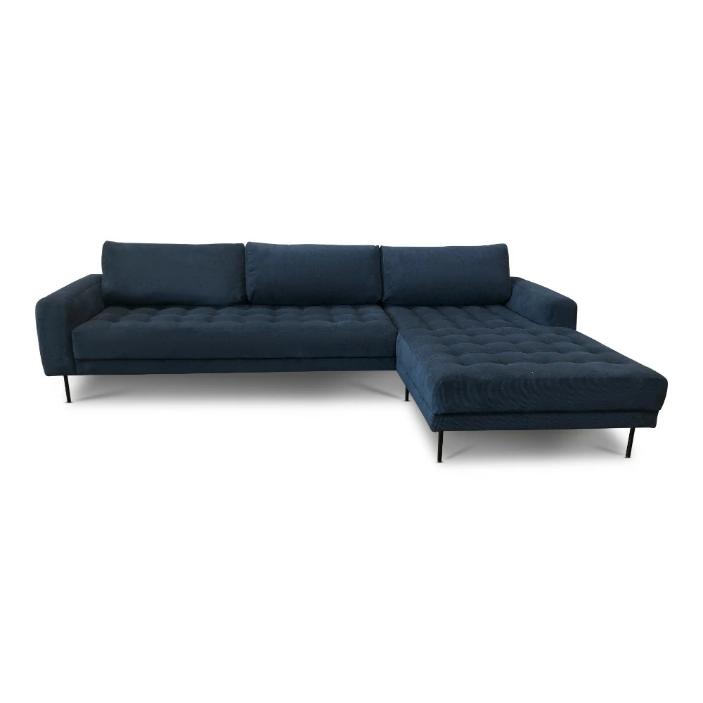Rouge XL Chaiselongsofa Højrevendt, Fløjl 1 Rouge XL Chaiselongsofa Højrevendt, Fløjl