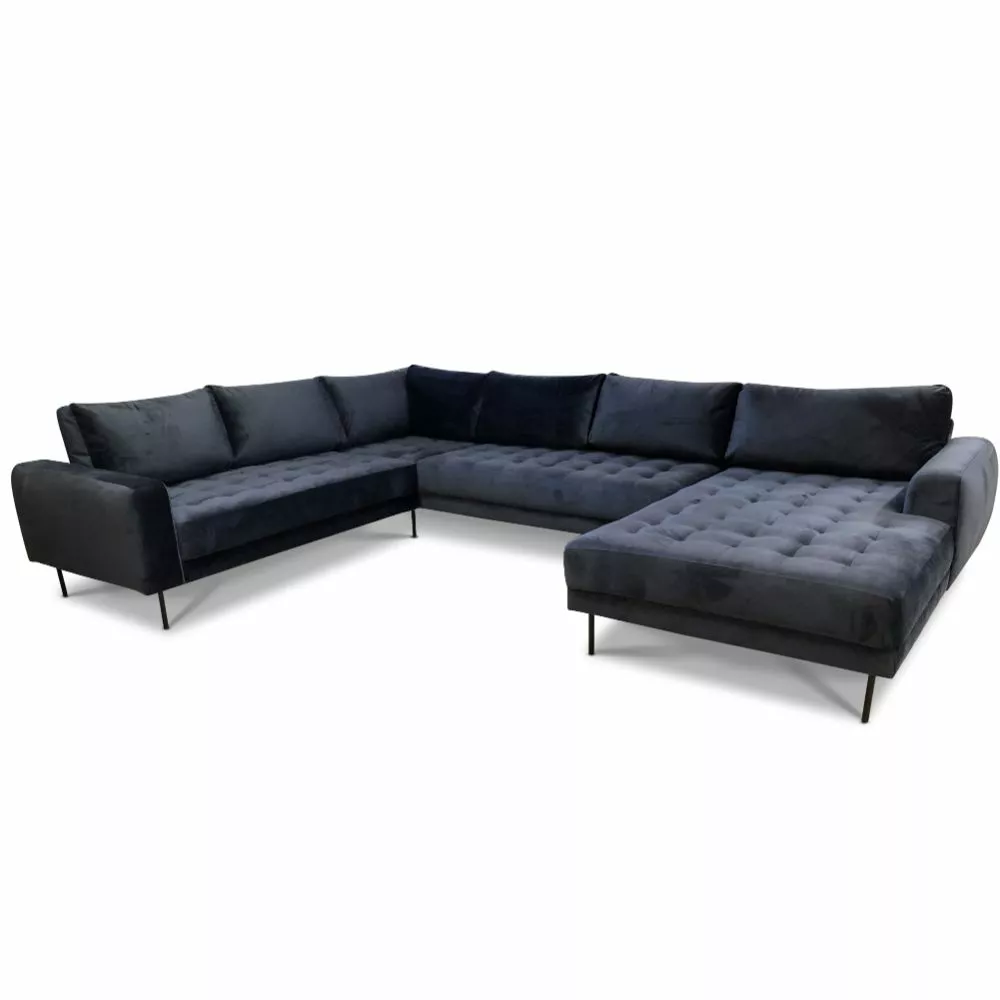 Rouge Velour U Sofa, Højrevendt 1 Rouge Velour U Sofa, Højrevendt