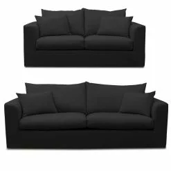 Shabby Chic Sofasæt, Antracit